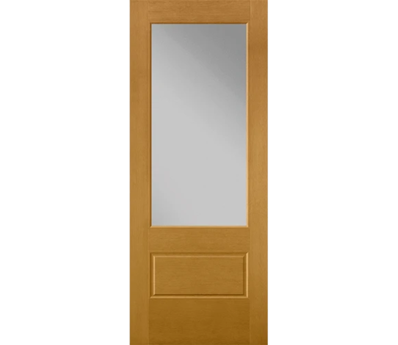 Helena 3 Quaters Light Fiberglass Entry Door