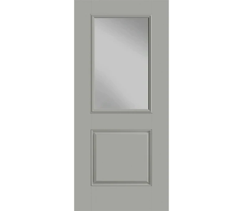 Helena One Half Light 1 Panel Fiberglass Entry Door