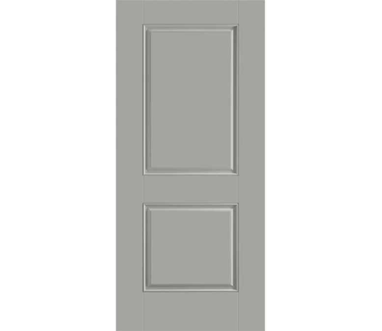 Helena Two Panel Square Fiberglass Entry Door